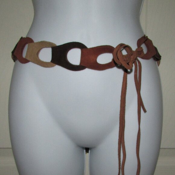 Aldo Accessories - Aldo Suede Loop Link Boho Belt - Large - NEW